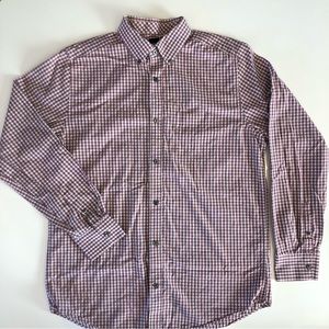 Gap Long Sleeve Button Down Red Checkered Button Down Shirt size Large